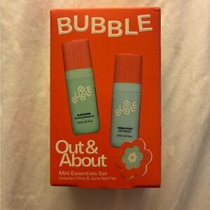 BUBBLE Out & About Mini Essentials Set — Coral & Teal